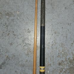 2-Piece Wood Pool Cue Billiard Heavy Stick