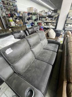 Fabric Recliner Sofa From Costco