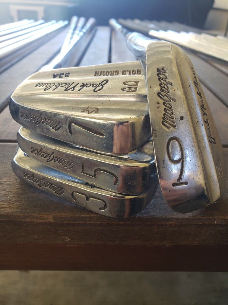Jack Nicklaus MacGregor Golf Clubs Irons RH