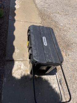 Stanley tool box on wheels