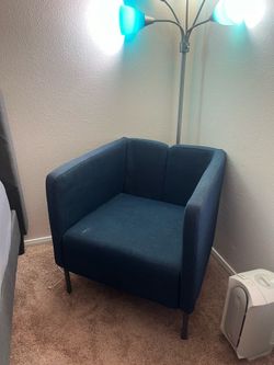 2 Blue Chairs (Will Clean)