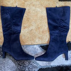 Navy Blue Boots