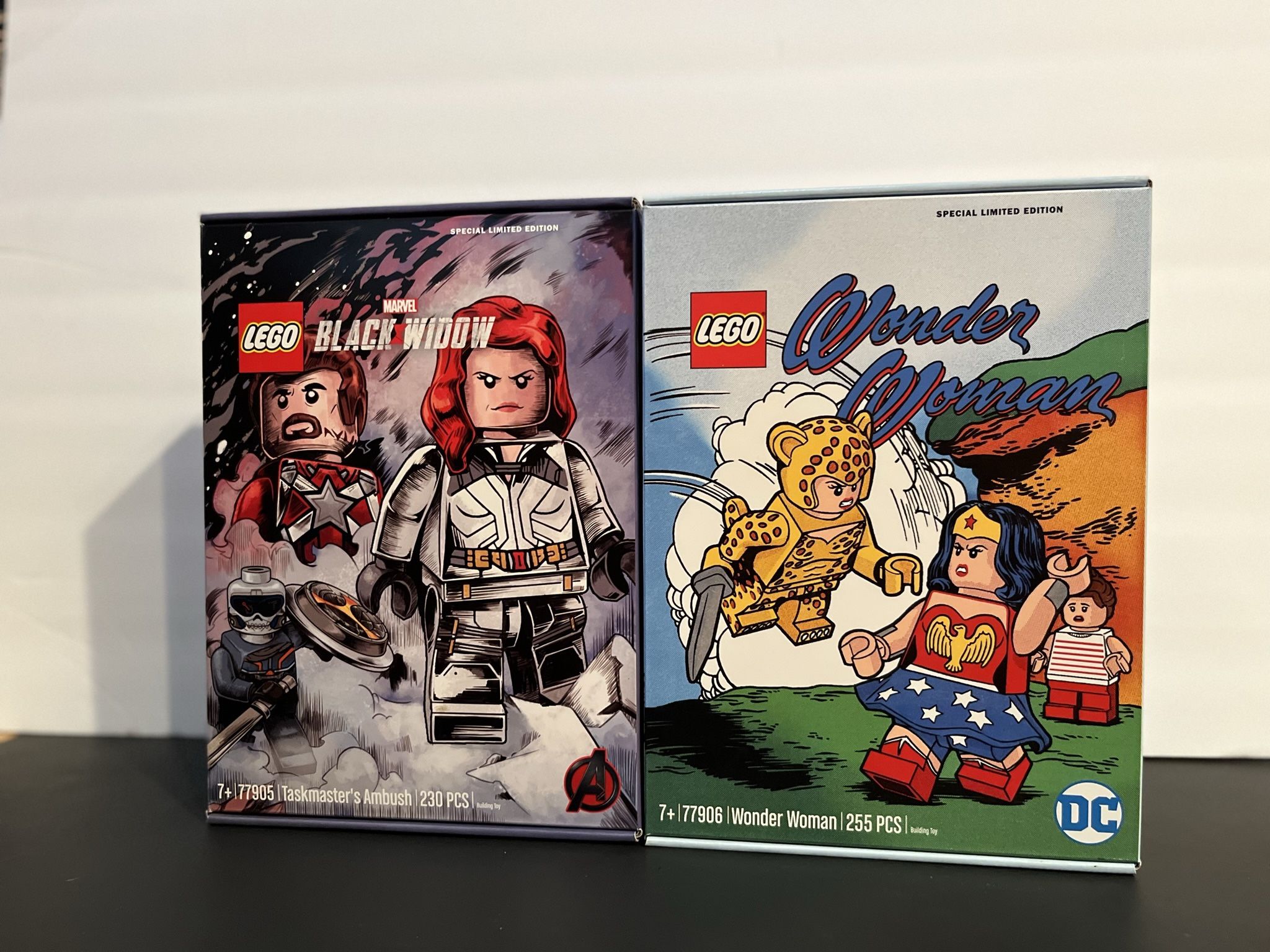 Lego - Taskmaster’s Ambush (77905) & Wonder Woman Set (77906). Sealed