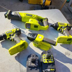 ryobi 4pc power tool combo