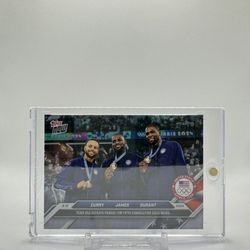 2024 Topps Now Stephen Curry LeBron James Kevin Durant #26SP