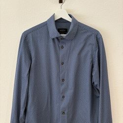 Bugatchi Stretch Cotton Dress Shirt (Medium)
