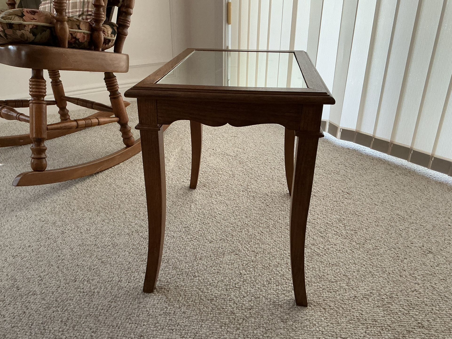 Oak End Table