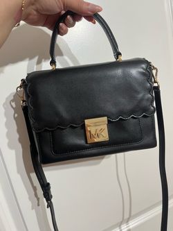 Michael kors leather top handle bag