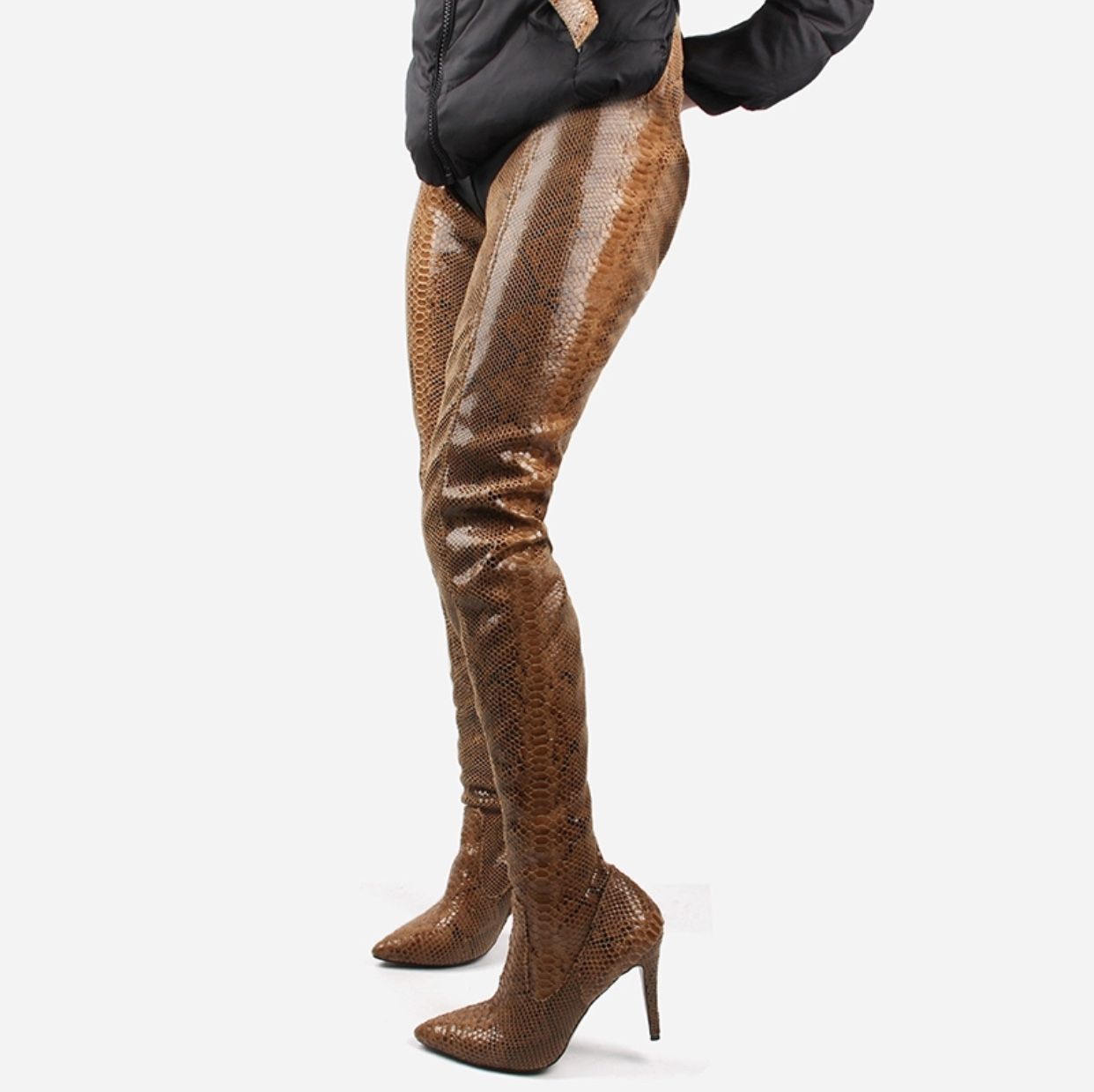 Crotch Thigh High Boots