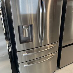 Stainless Steel 28 Cu. Ft. 4-Door French Door Refrigerator 