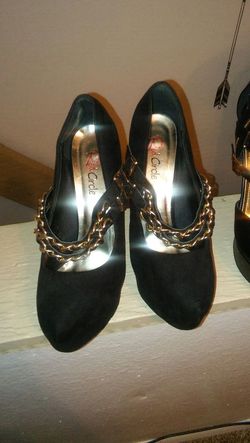 Black heels