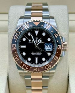 2024 Rolex GMT-Master II "Rootbeer" 40MM Black Dial Two-Tone Oyster Bracelet (126711CHNR)