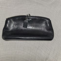 Coach Leather Cosmetic Purse 
