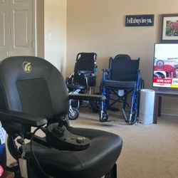 New Drive Blue Manual Wheelchair 