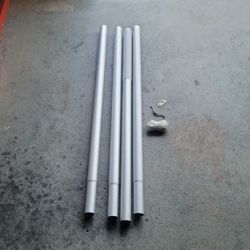 Brand New 15 Ft Aluminum Flag Pole. 4 Pieces