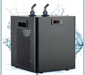 79 Gallon 1/3HP Aquarium Chiller - Energy Efficient Fish Tank Water Chiller for Axolotl, Freshwater & Saltwater Tanks, Quiet & Durable, Model AL-300