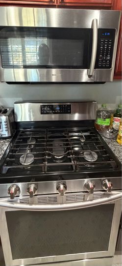 Microwave and Gas Range