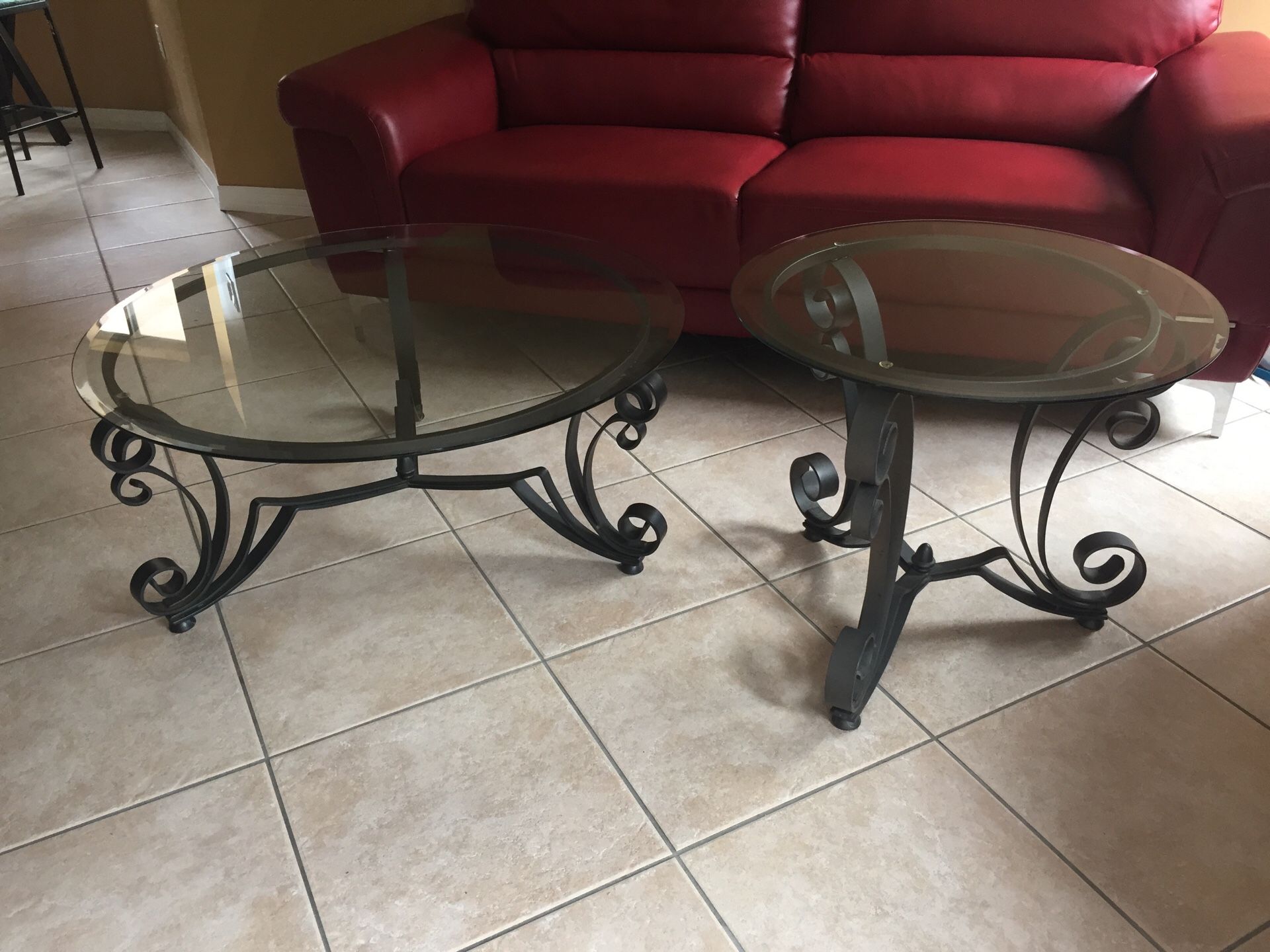 Coffee table and end table