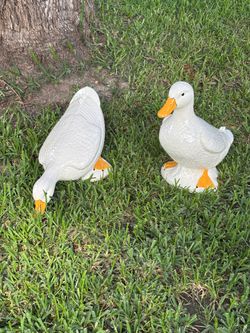 Ceramic ducks