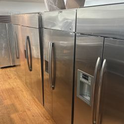 GE PROFILE 42” REFRIGERATOR SIDE BY SIDE 