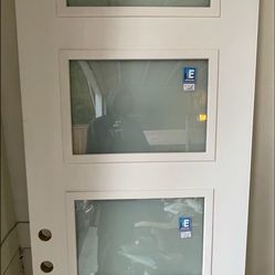 Smooth Fiberglass Door