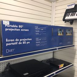 Duet Portable 80” Projector Screen