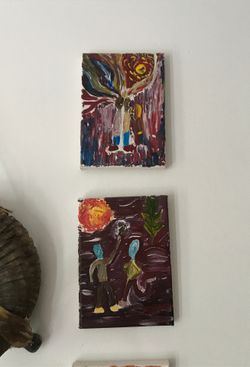 Acrylic painting nature