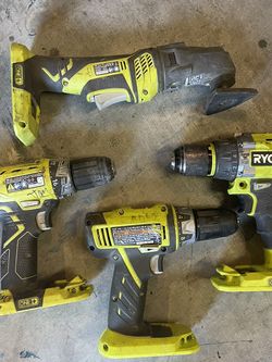 Ryobi Hammer Drill, 2 Drills And A Multitool