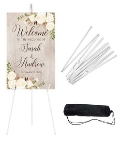 Collapsible white Easel