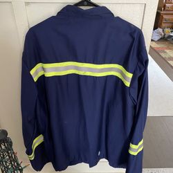 XL Westex Indura FIRE RESISTANT SNAP BUTTON OVER COAT