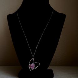 Sweet & Cute Silver Necklace - Lightweight Handmade Jewelry 