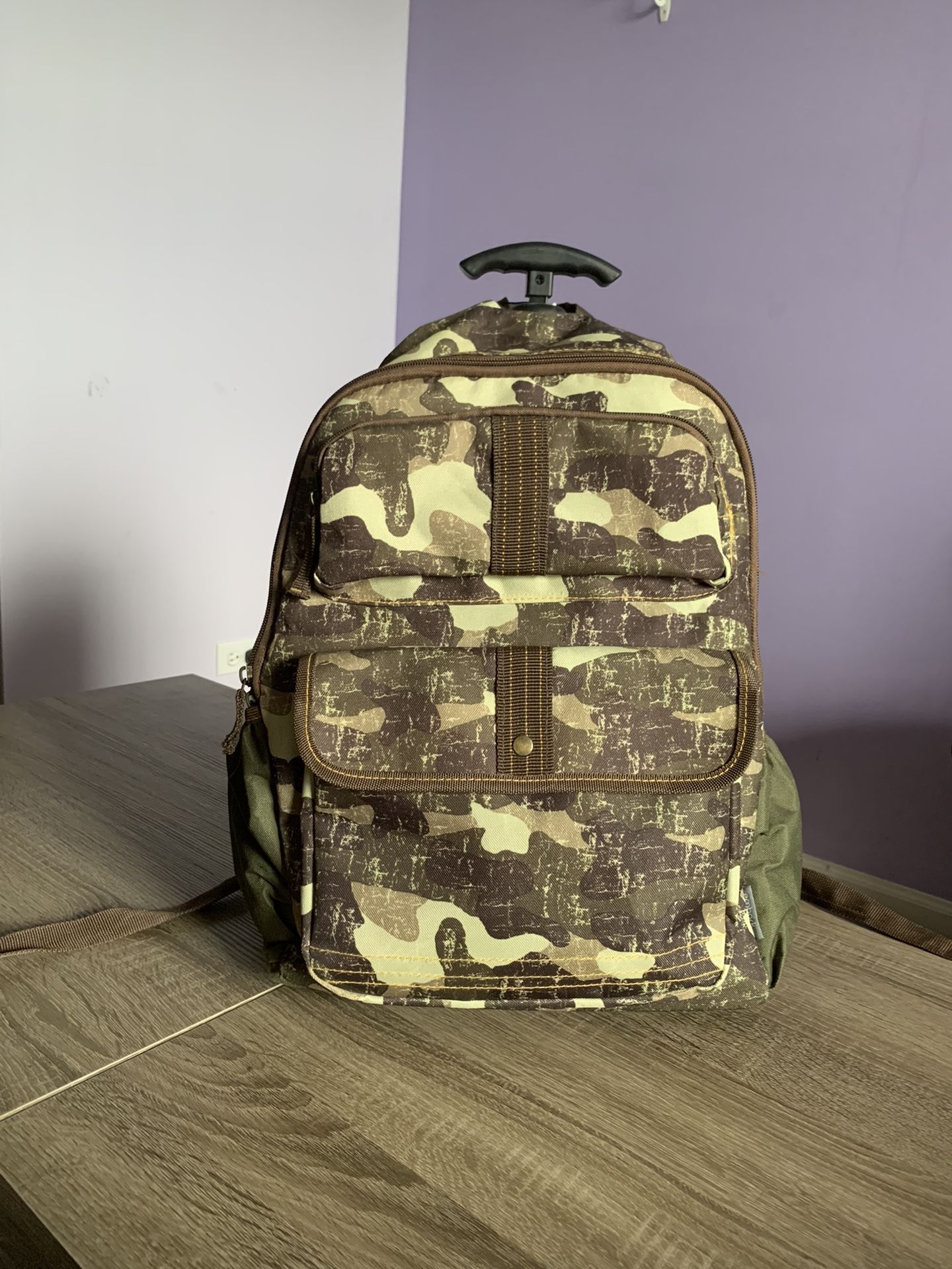 Camo Rolling Back pack