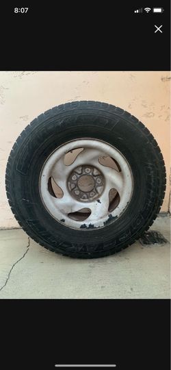 Falken AT All-Terrain Tire on Steel Wheel