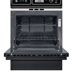 🔥Summit Appliance 24 in. Single Gas Wall Oven in Black