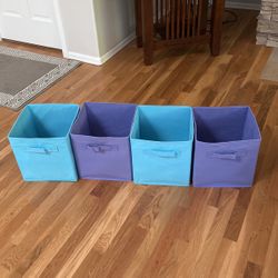 Fabric Storage Cubes Like New!