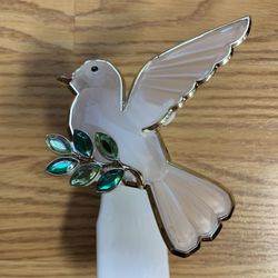 Christmas Dove Wallflower Scent Holder