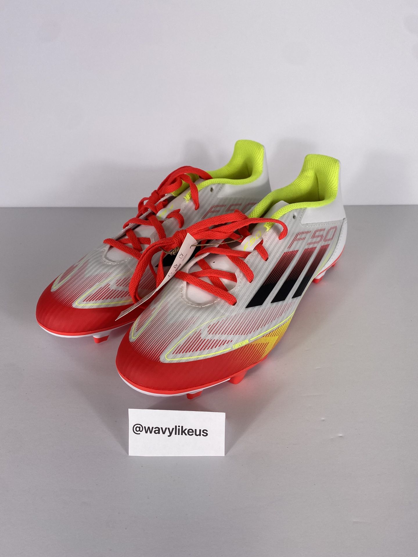 ADIDAS F50 Club FG/MG Soccer Cleats Turbo Solar Men Size 9 [IE1243]
