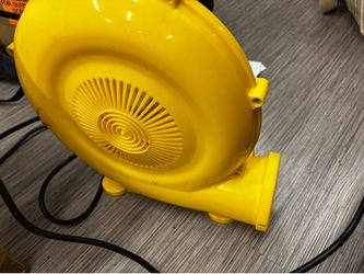 Air blower for bouncing inflatable fun