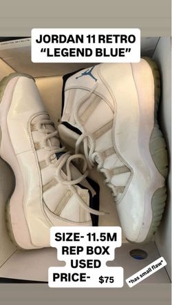 Air Jordan 11 Retro Legend Blue Size 11.5