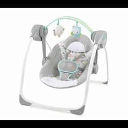 Ingenuity Comfort 2 Go Portable Baby Swing with Music, Multicolor