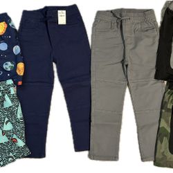 New Hanna Anderson Boys Lot Bathing Suit, Pants, Shorts Size 5 & 6-7 +$200