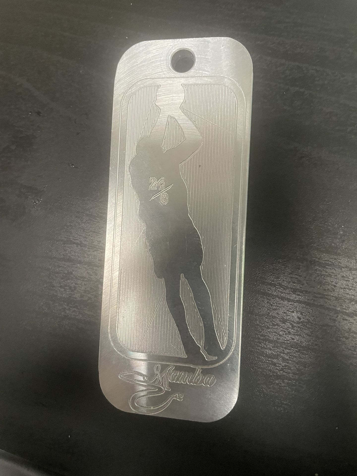 Custom Machined Kobe “MAMBA” Bryant Plaque