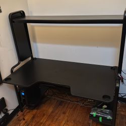 Gaming Desk Black Great Condition IKEA $200 or Best Offer 
