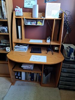 Oak Computer Desk