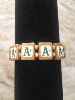 Oakland Athletics jewelry bracelet