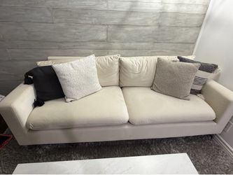 Beige sofa