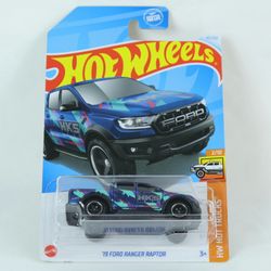 Hot Wheels Blue ‘19 Ford Ranger Raptor Toy Car - NEW
