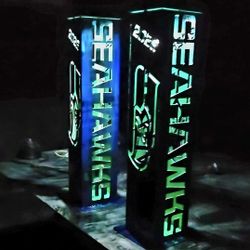 Seahawks Lighted Garden Column 5x5 24"