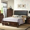 Queen Platform Bed W/ 2 Drawers  Storage