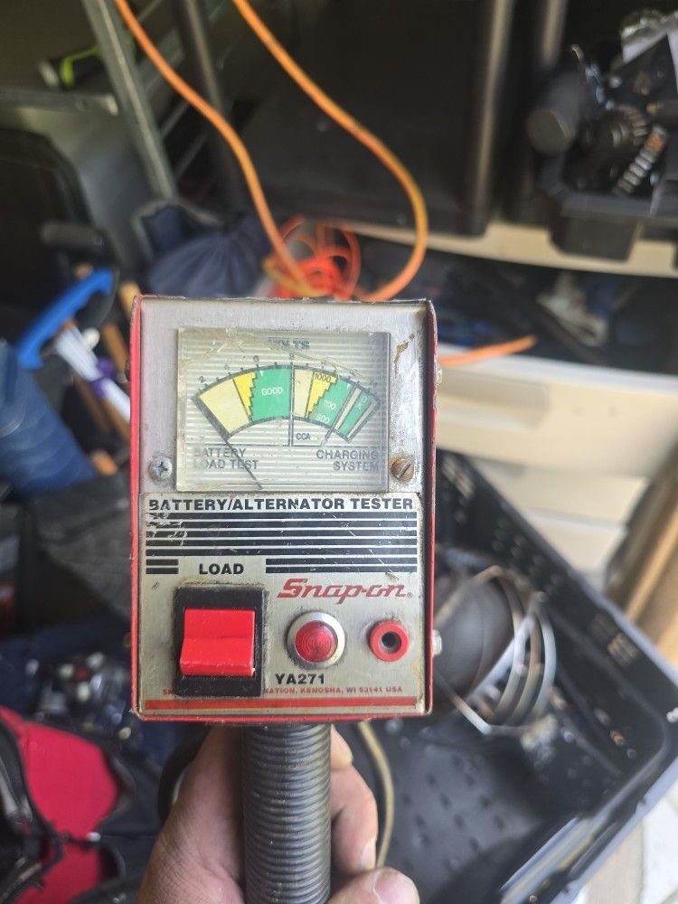 Vintage Snap On Battery And Charging System Tester